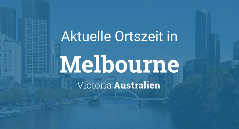 melbourne uhrzeit