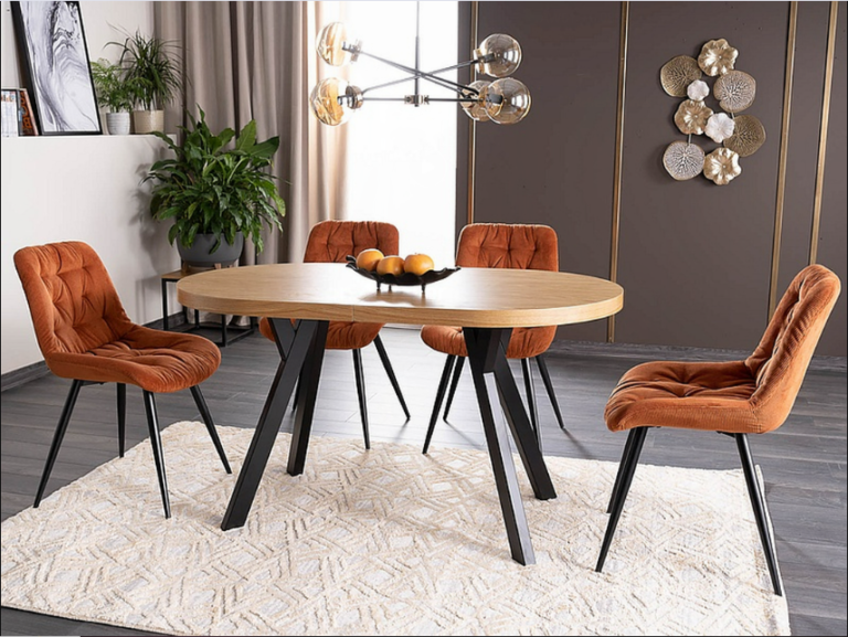 Esstisch oval ausziehbar